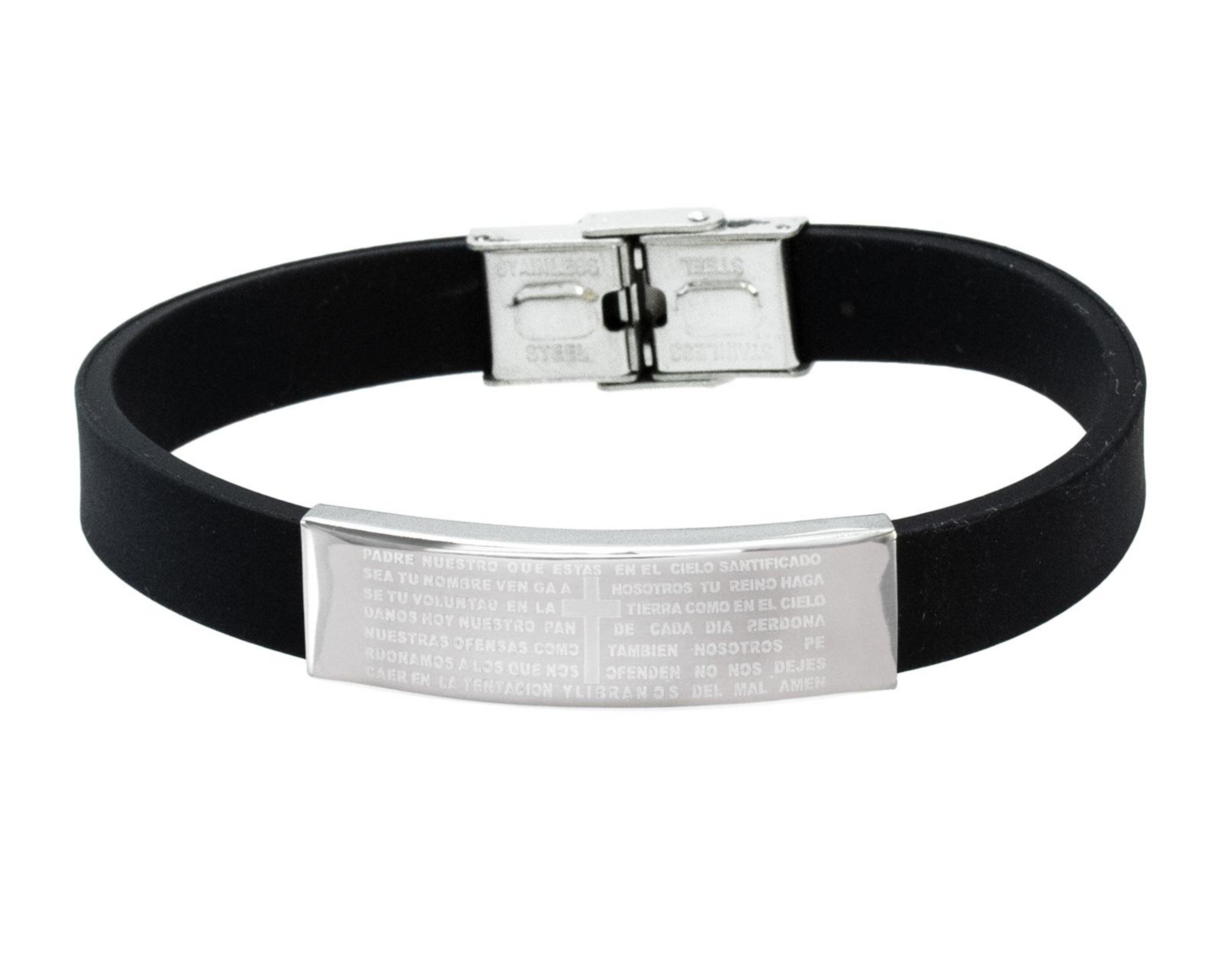 Pulsera de Caucho Acero NK $119