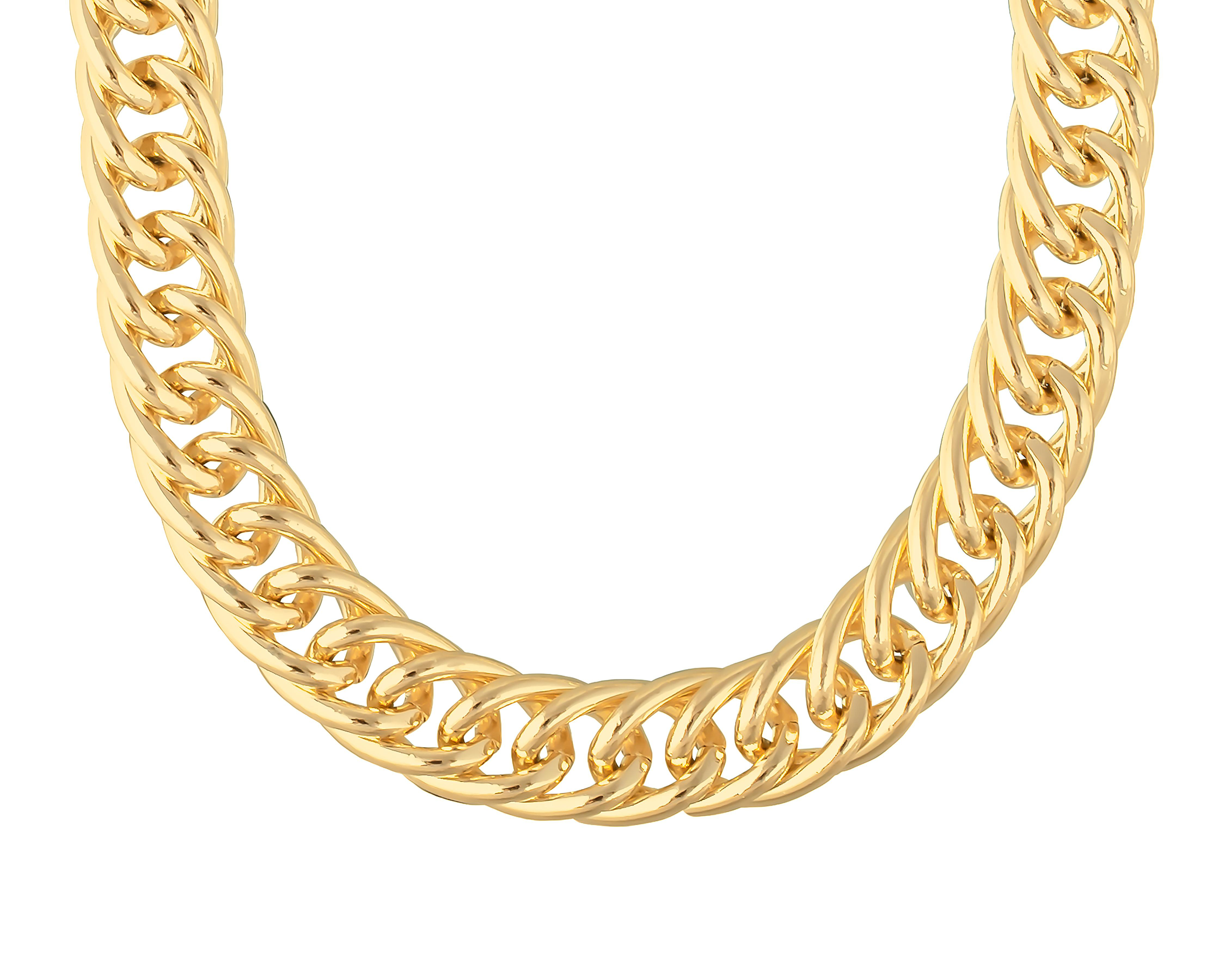 Foto 3 pulgar | Cadena de Chapa de Oro 18K Jennifer Lopez