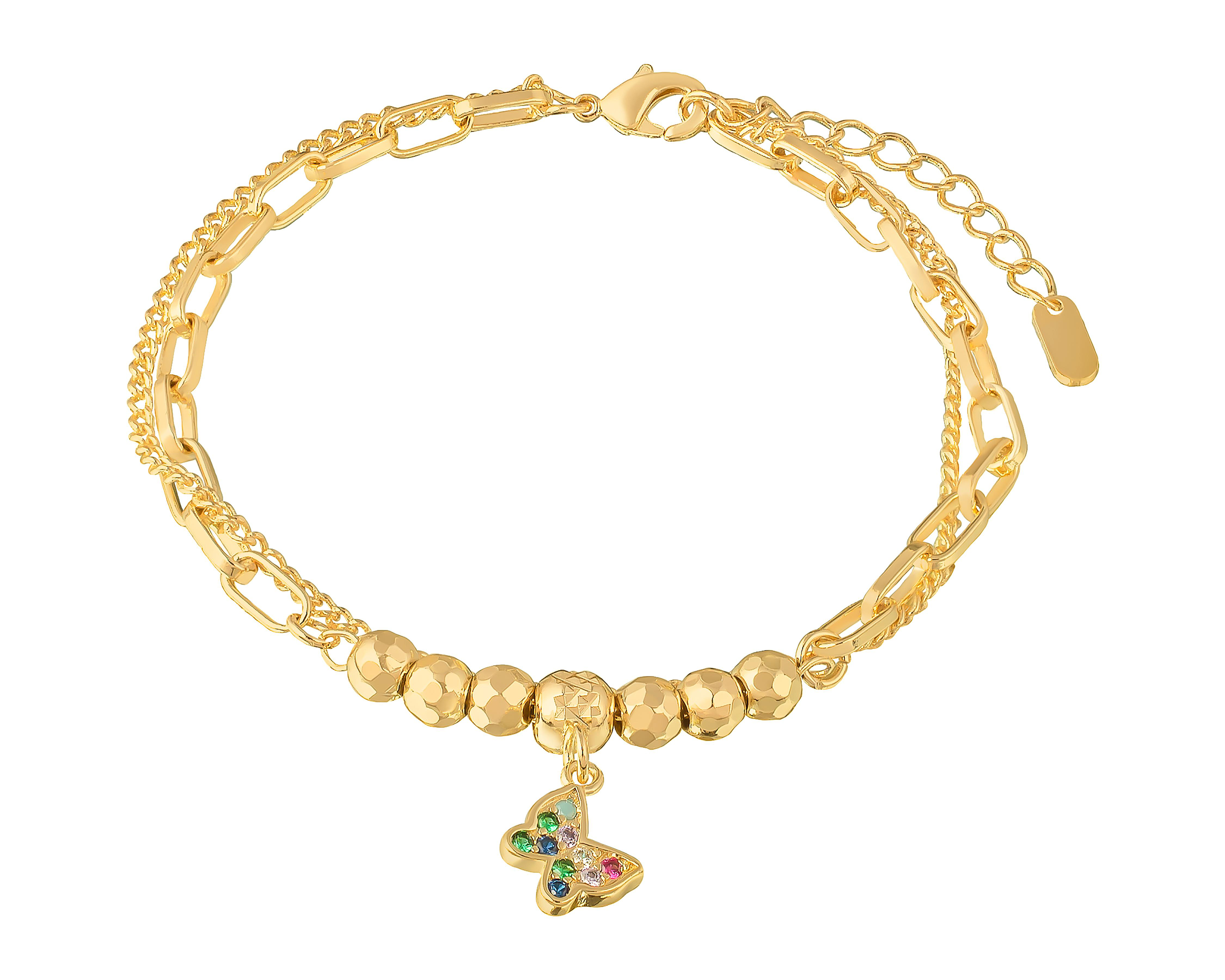 Foto 2 pulgar | Pulsera de Chapa de Oro 18K Plafer