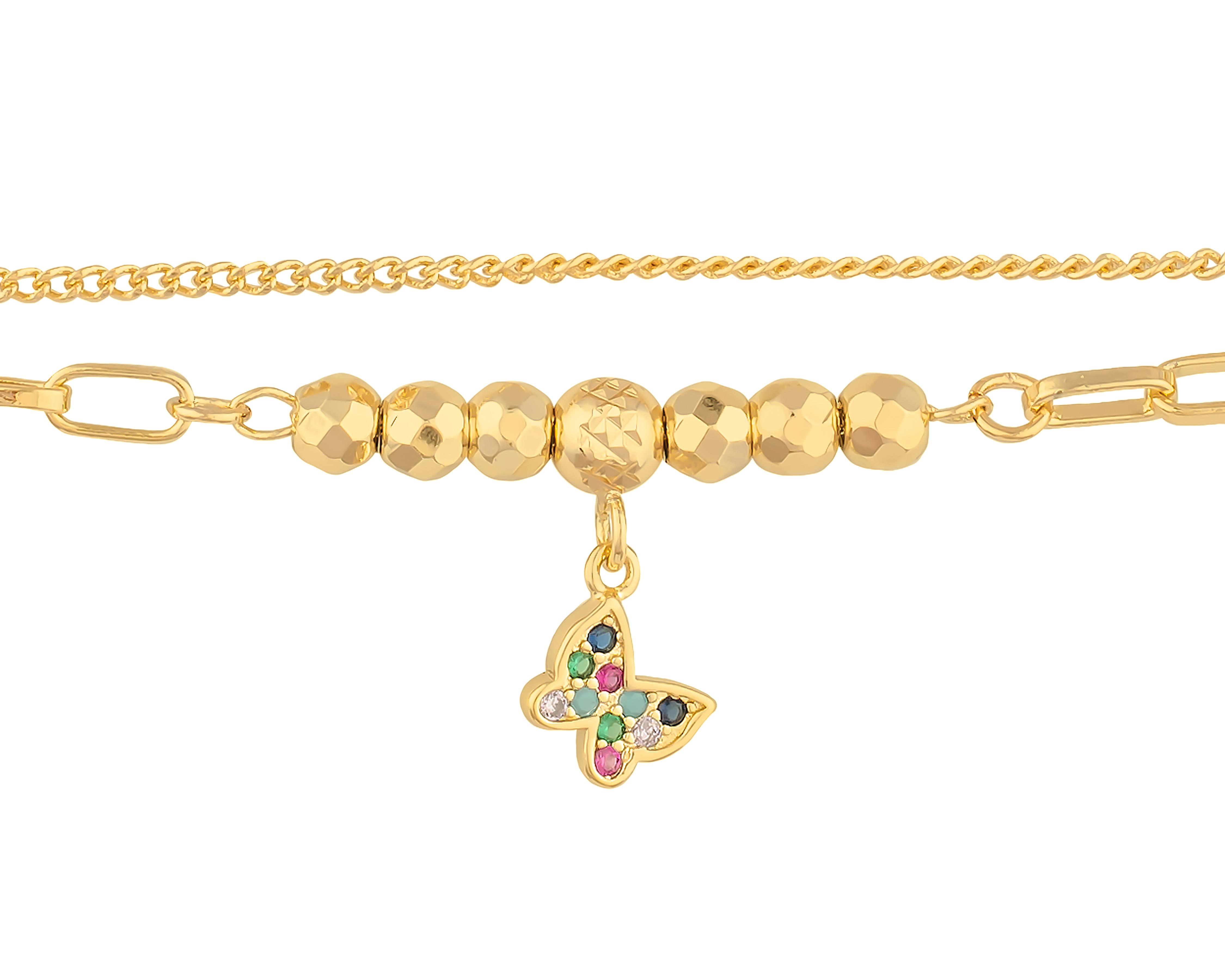 Foto 2 | Pulsera de Chapa de Oro 18K Plafer