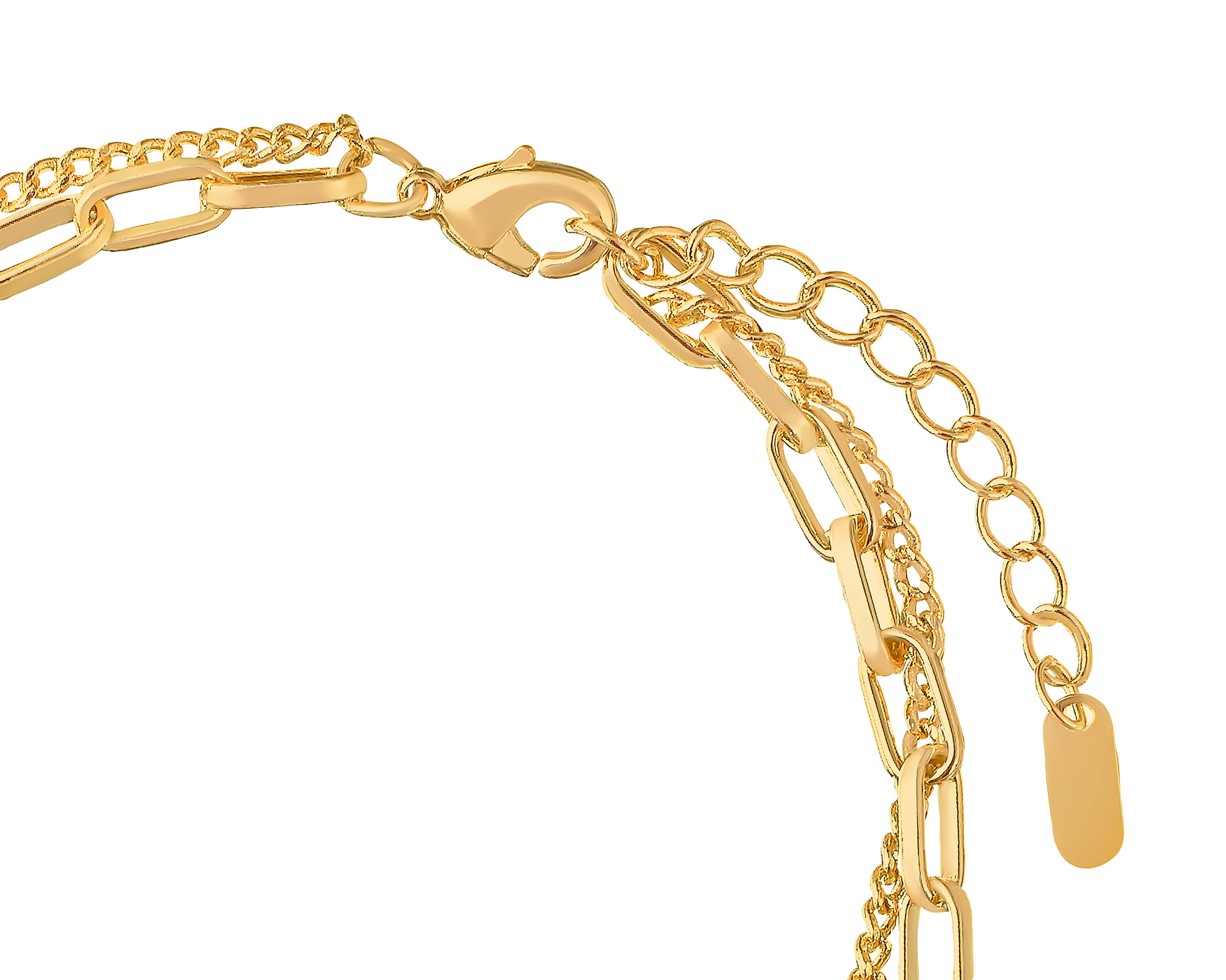 Foto 4 pulgar | Pulsera de Chapa de Oro 18K Plafer