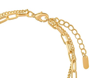 Foto 3 | Pulsera de Chapa de Oro 18K Plafer