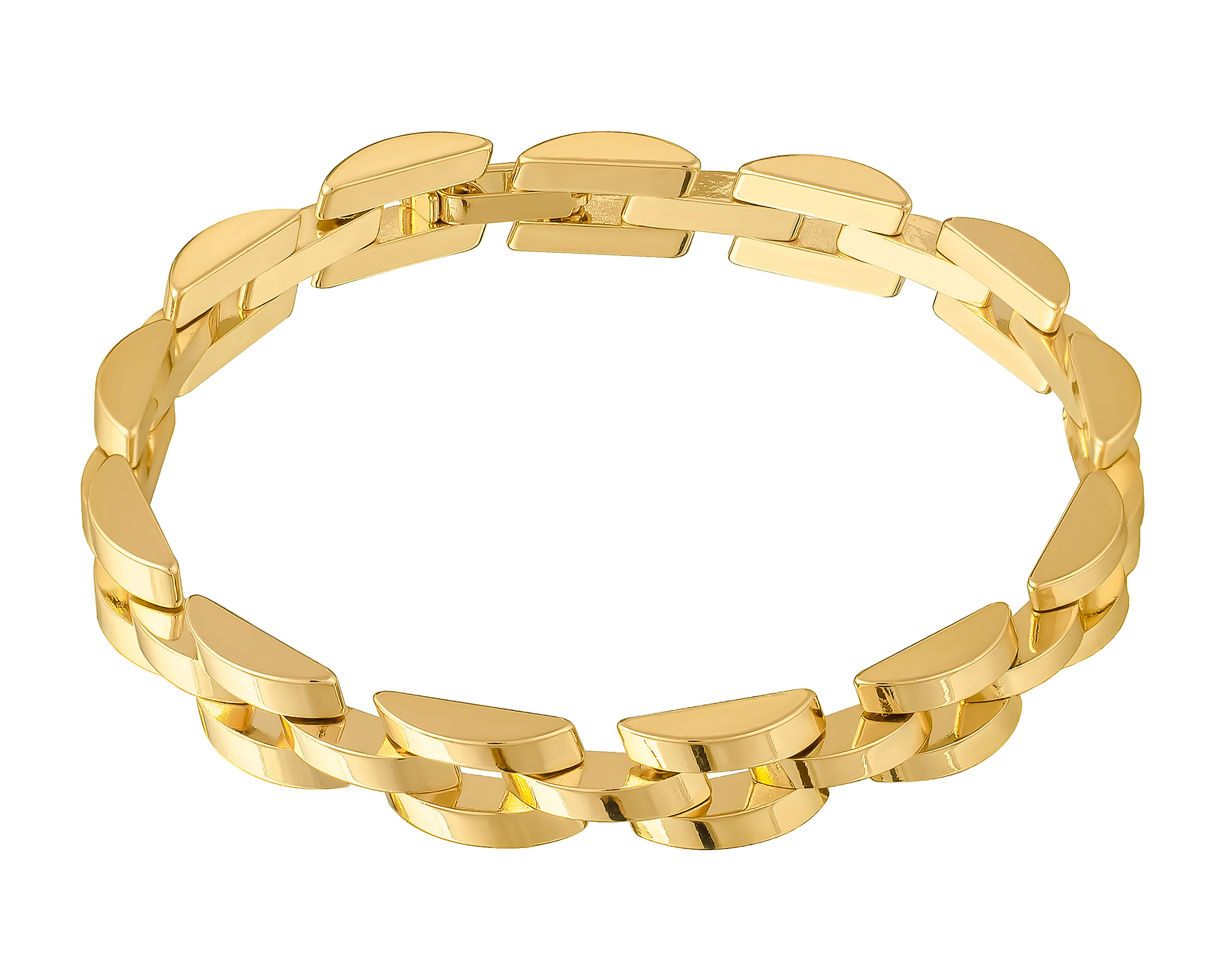 Pulsera de Chapa de Oro 18K Plafer