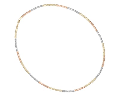 Foto 2 | Cadena de Chapa de Oro 18K Sentimientos