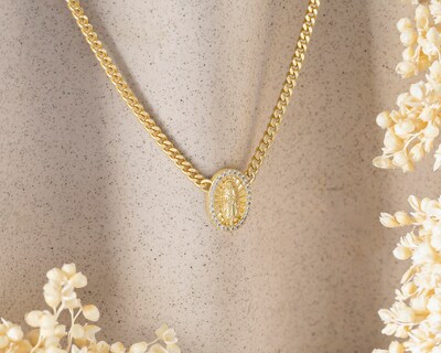 Foto 4 | Collar de Chapa de Oro 18K Zokko