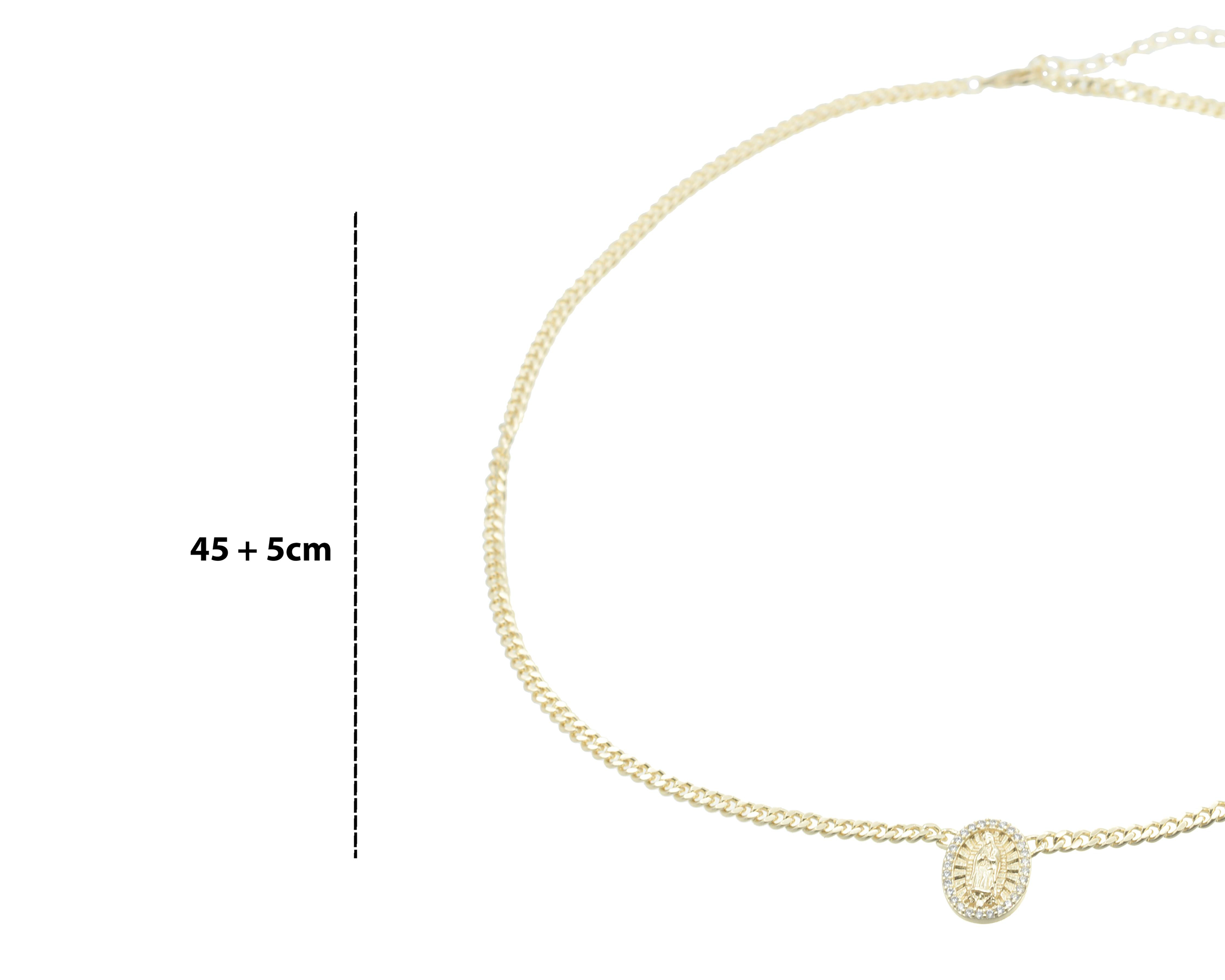 Foto 5 | Collar de Chapa de Oro 18K Zokko
