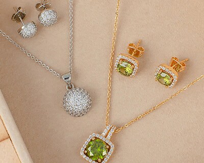 Foto 5 | Collar y Aretes de Chapa de Oro 18K Plafer