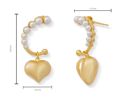 Foto 3 | Aretes de Chapa de Oro 18K Unlimited