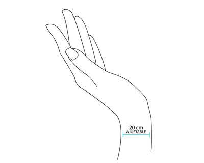 Foto 4 | Pulsera de Acero Inoxidable Thinner