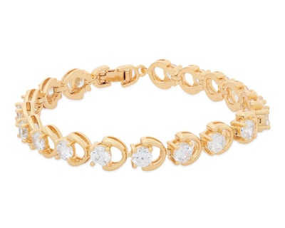 Foto 1 | Pulsera de Chapa de Oro 18K Unlimited