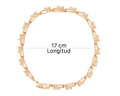 Foto 5 | Pulsera de Chapa de Oro 18K Unlimited