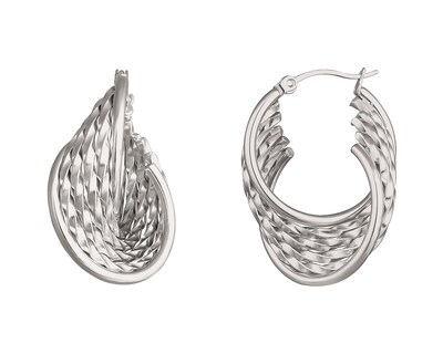 Foto 1 | Aretes de Acero Inoxidable Jennifer Lopez