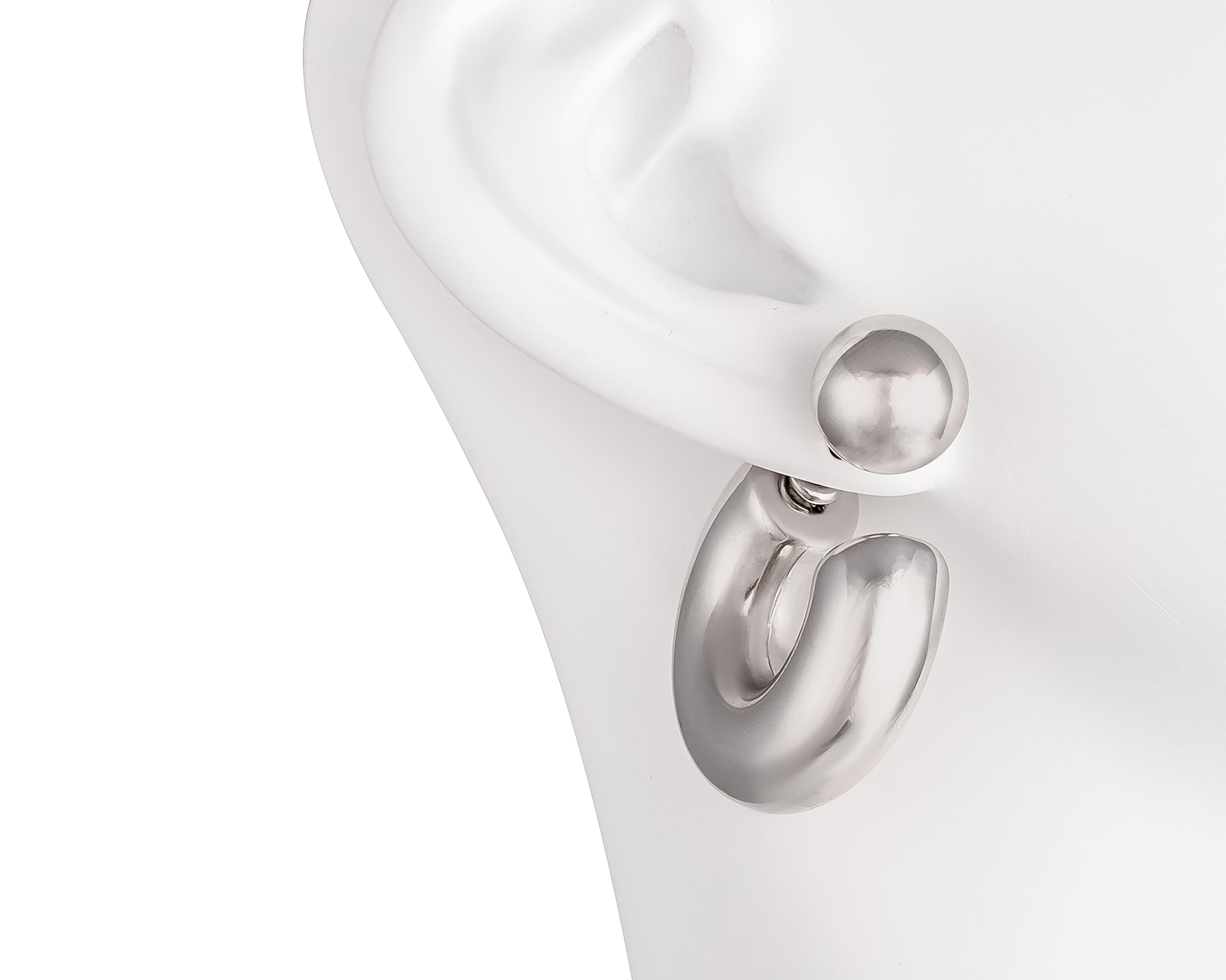 Foto 6 pulgar | Aretes de Acero Inoxidable Plafer