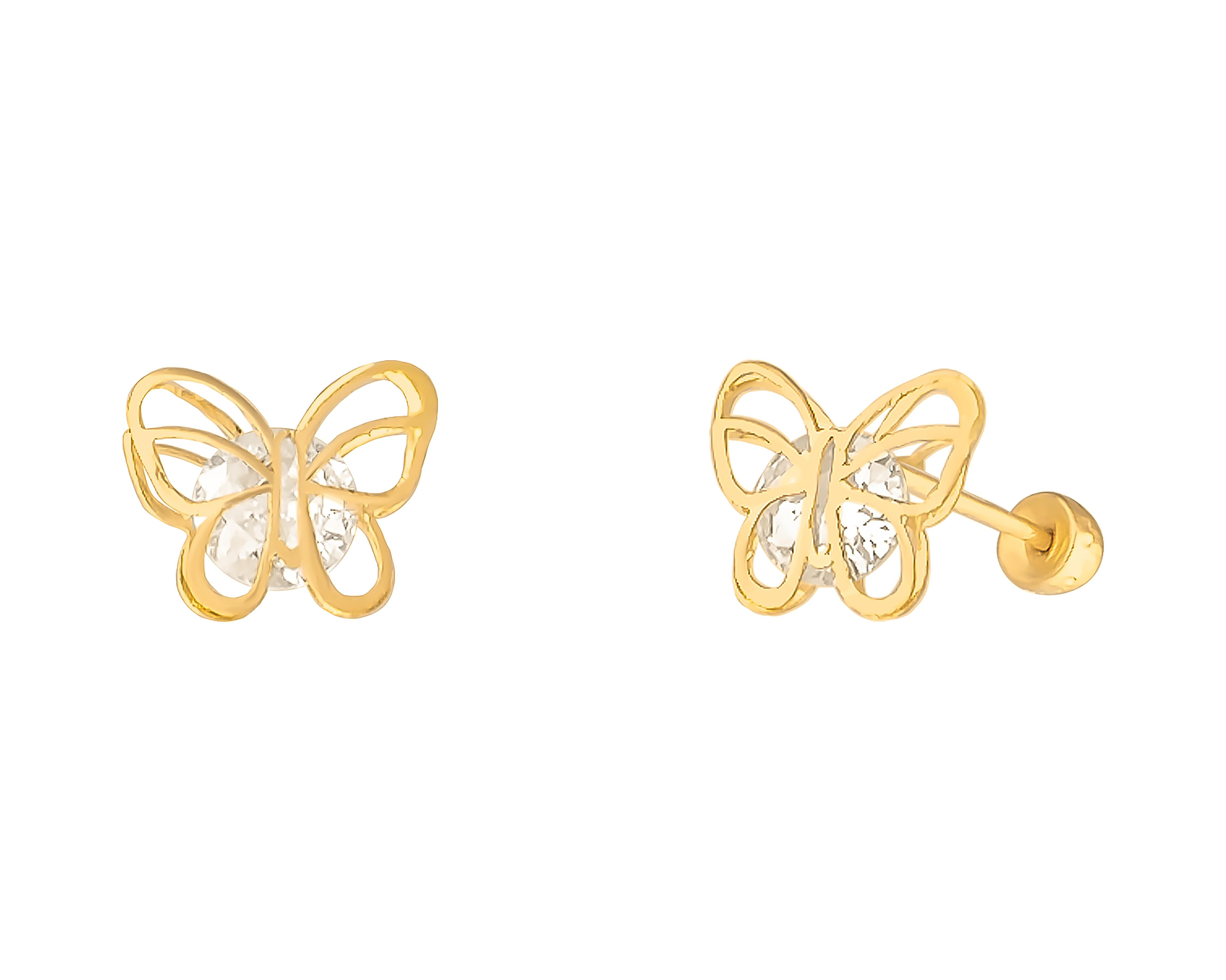 Broqueles de Oro 10K Plafer $849
