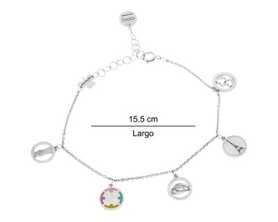 Foto 4 | Pulsera de Plata Unlimited