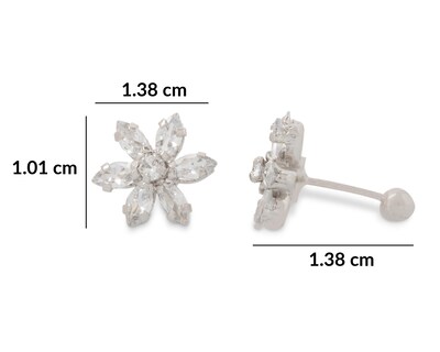 Foto 4 | Aretes de Plata Sahara