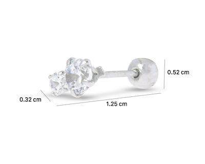 Foto 4 | Broqueles de Plata Sahara