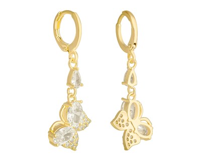 Foto 3 | Aretes de Chapa de Oro 18K Plafer