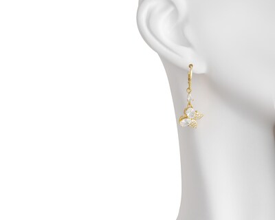 Foto 5 | Aretes de Chapa de Oro 18K Plafer