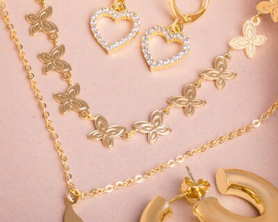 Foto 6 | Aretes Chapa de Oro 18K Plafer