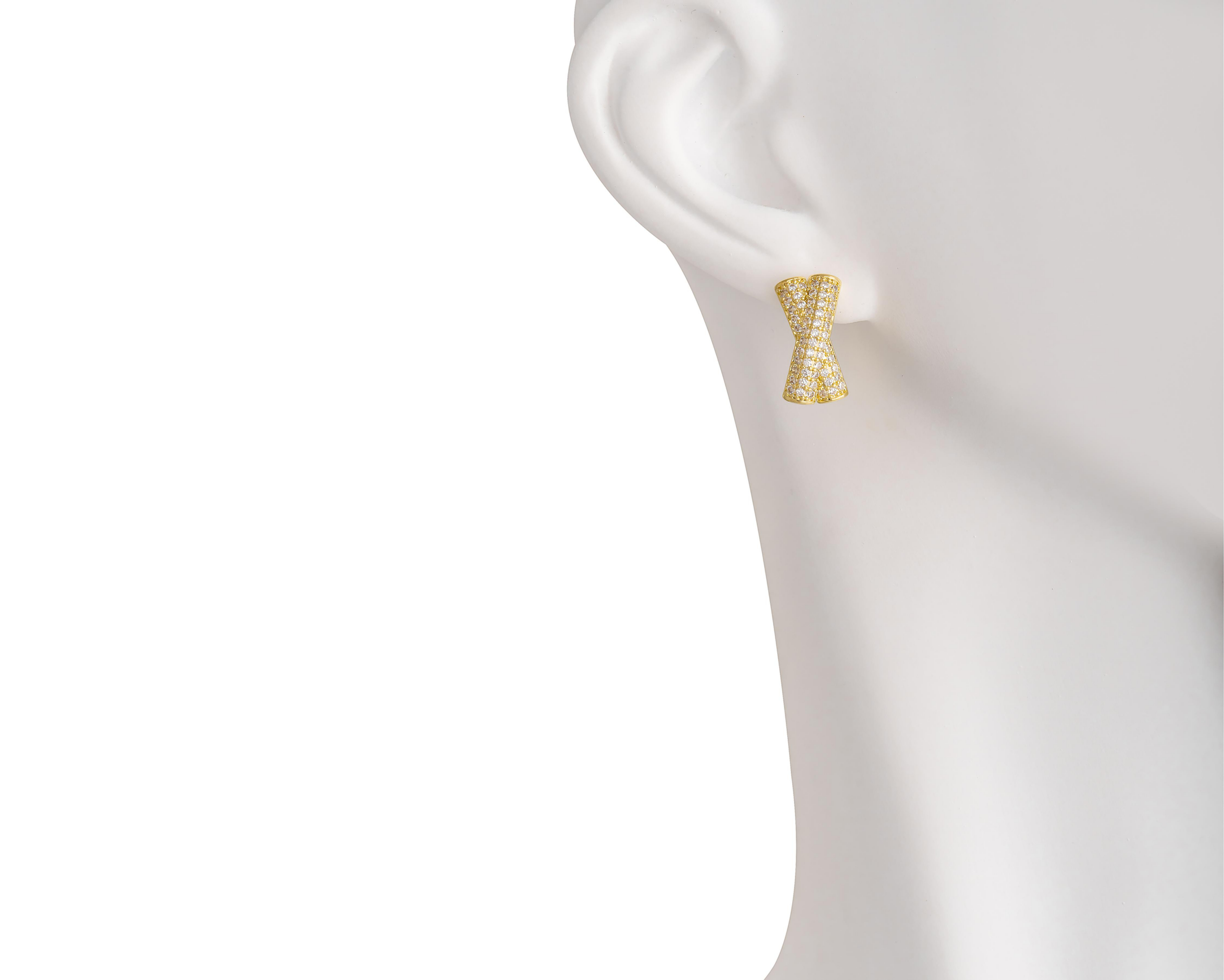 Foto 5 | Aretes Chapa de Oro 18K Plafer
