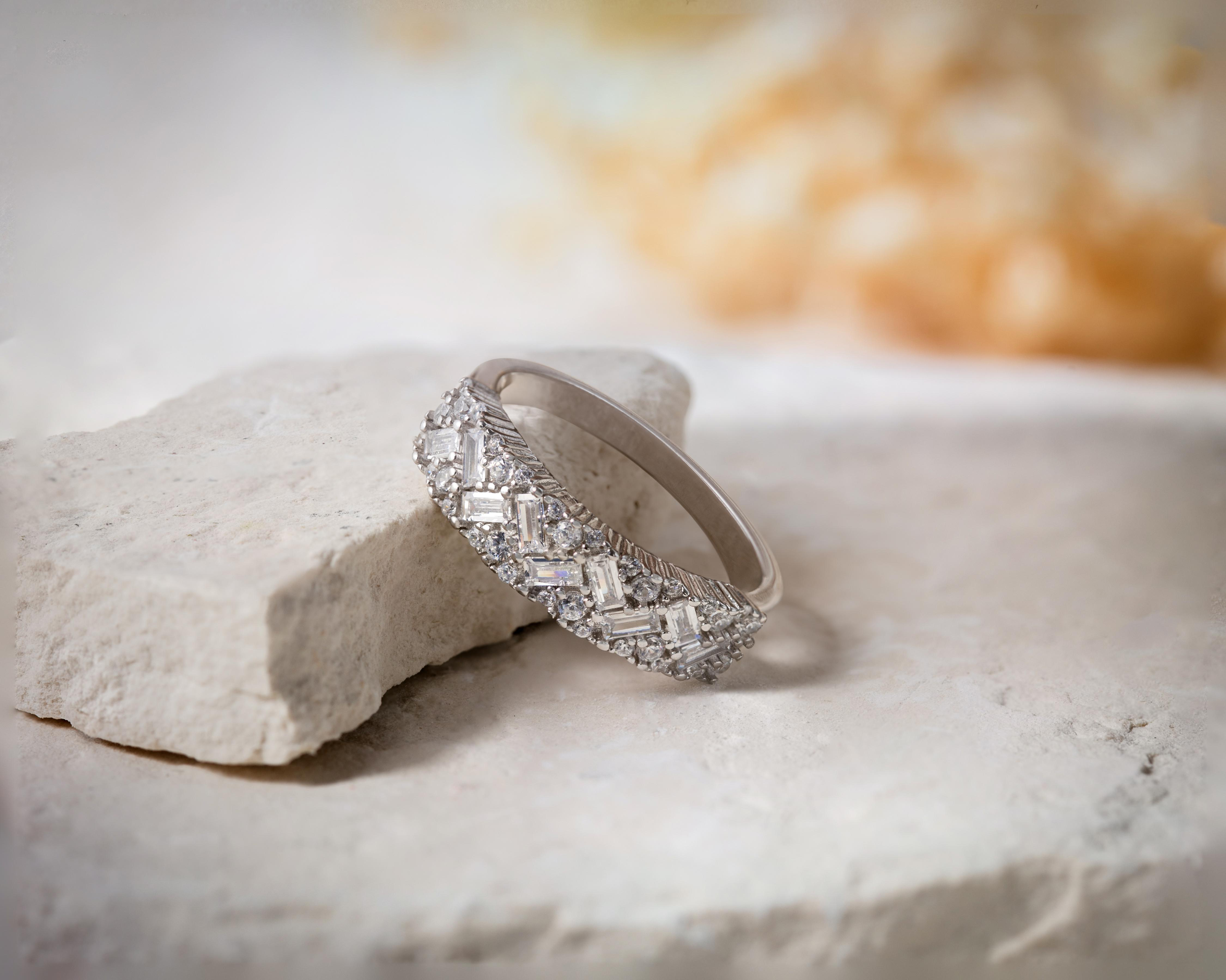 Foto 5 | Anillo de Plata Sahara Talla 8 - 8.5