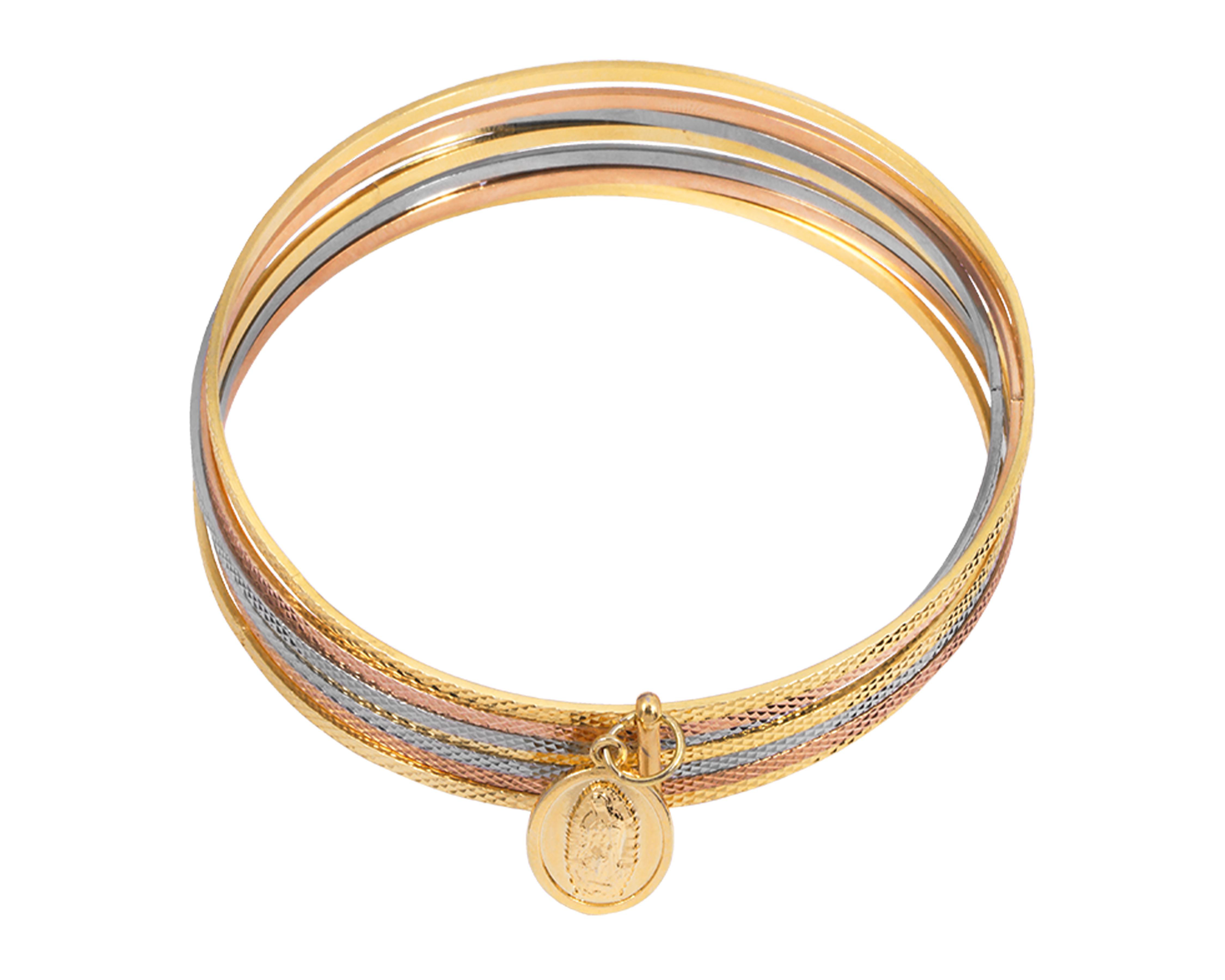 Foto 2 pulgar | Pulsera de Chapa de Oro 18K Unlimited