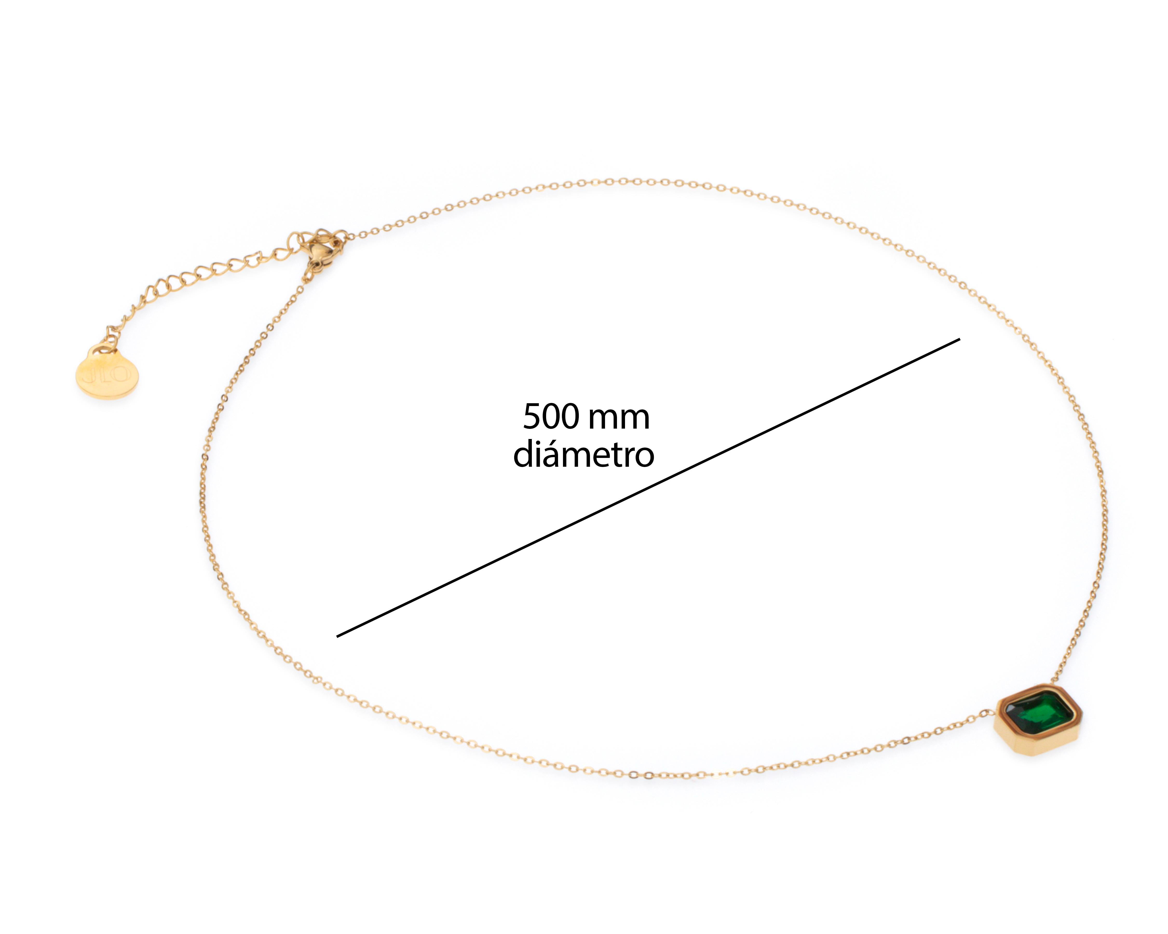 Foto 7 pulgar | Collar de Acero Inoxidable Jennifer Lopez
