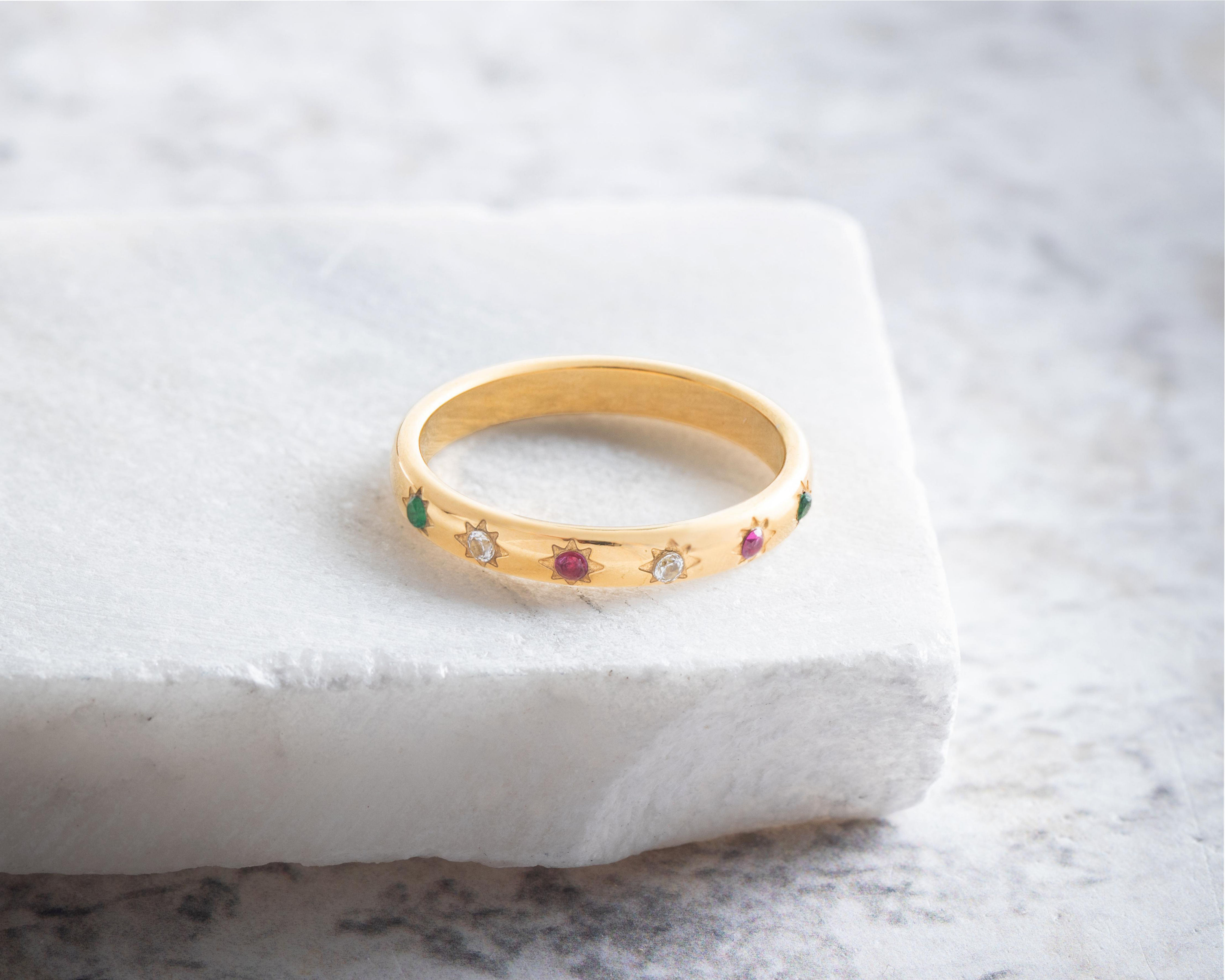 Foto 5 | Anillo de Acero Inoxidable Nice Harve Talla 8-8.5