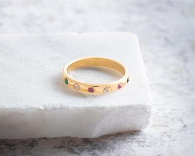 Foto 5 | Anillo de Acero Inoxidable Nice Harve Talla 8-8.5