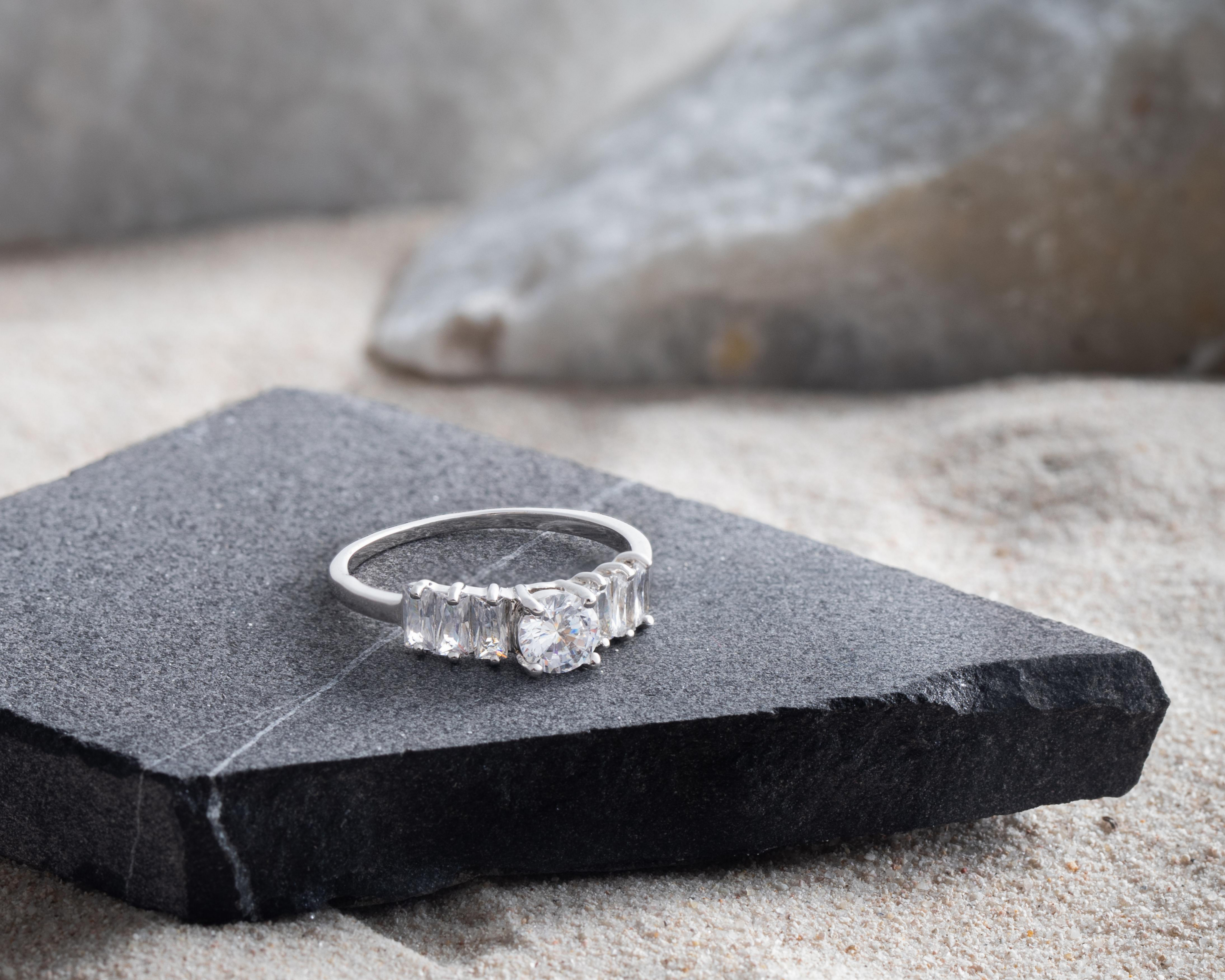Foto 5 | Anillo de Plata Sahara Talla 8-8.5