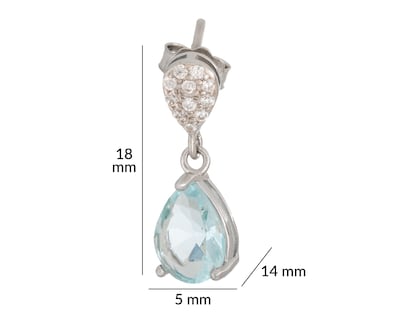 Foto 5 | Aretes de Plata Sahara