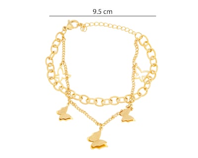 Foto 6 | Pulsera Chapa de Oro 18K Jennifer Lopez