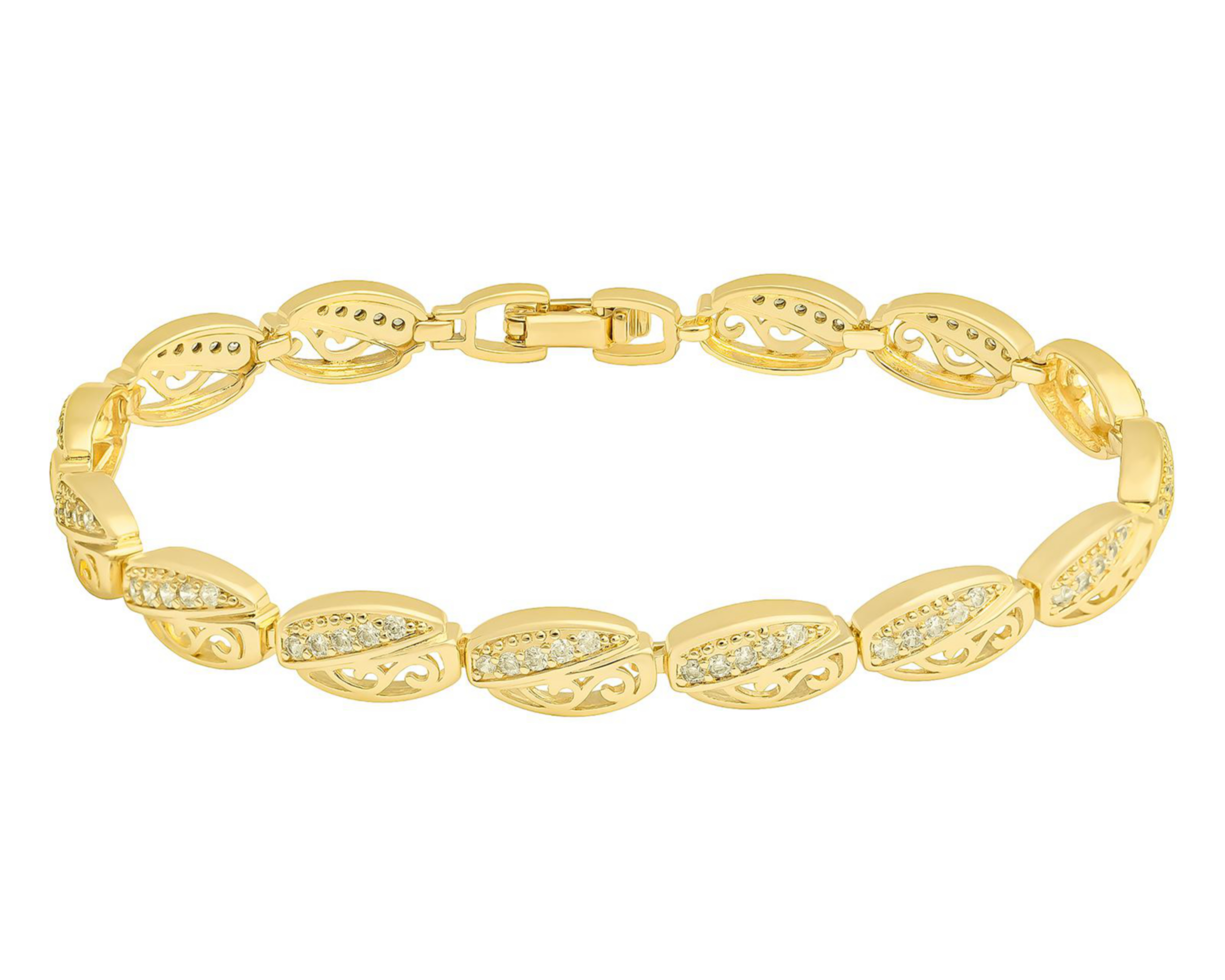 Pulsera Chapa de Oro 18k Plafer