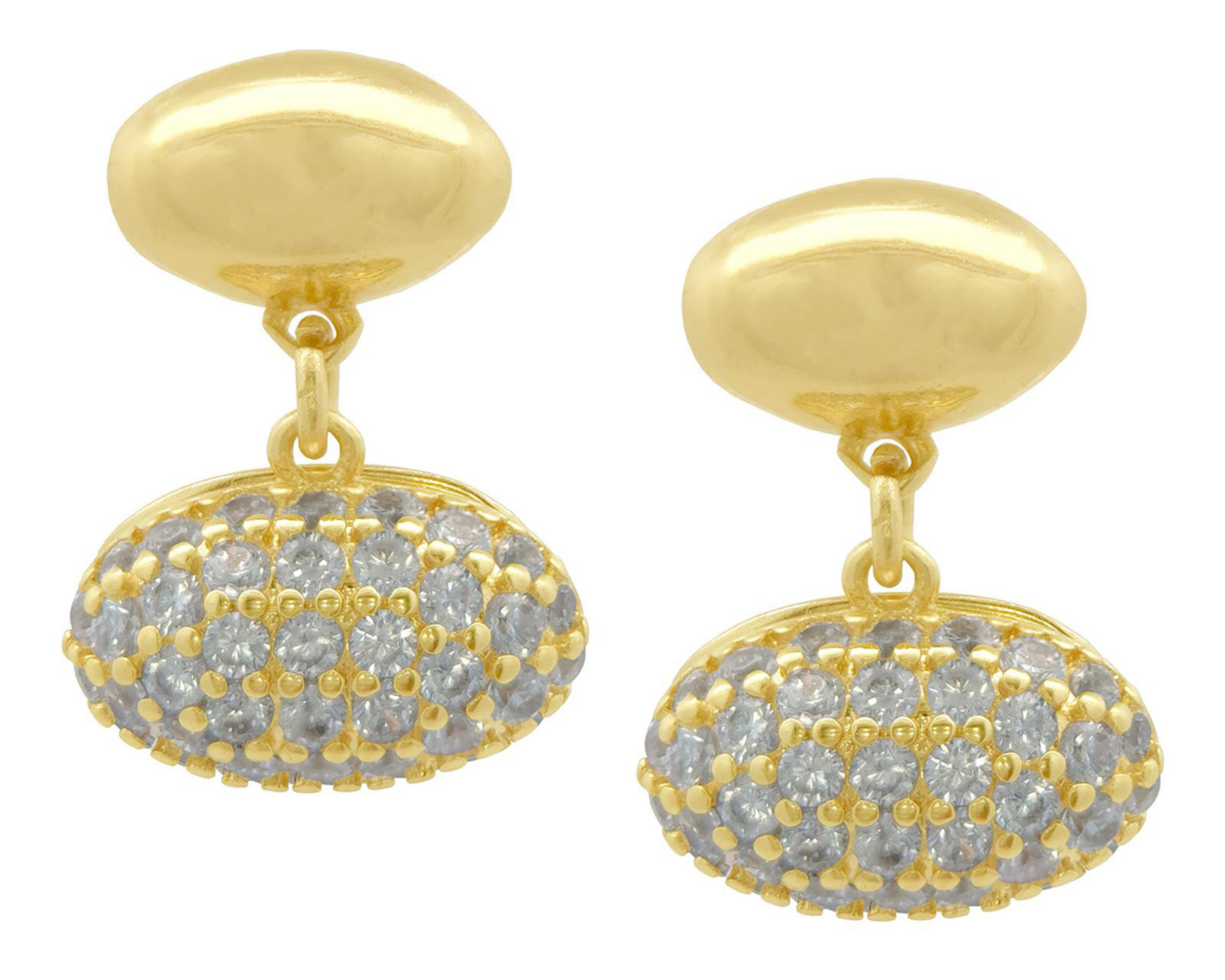 Foto 2 | Aretes de Chapa de Oro 18K Sentimientos