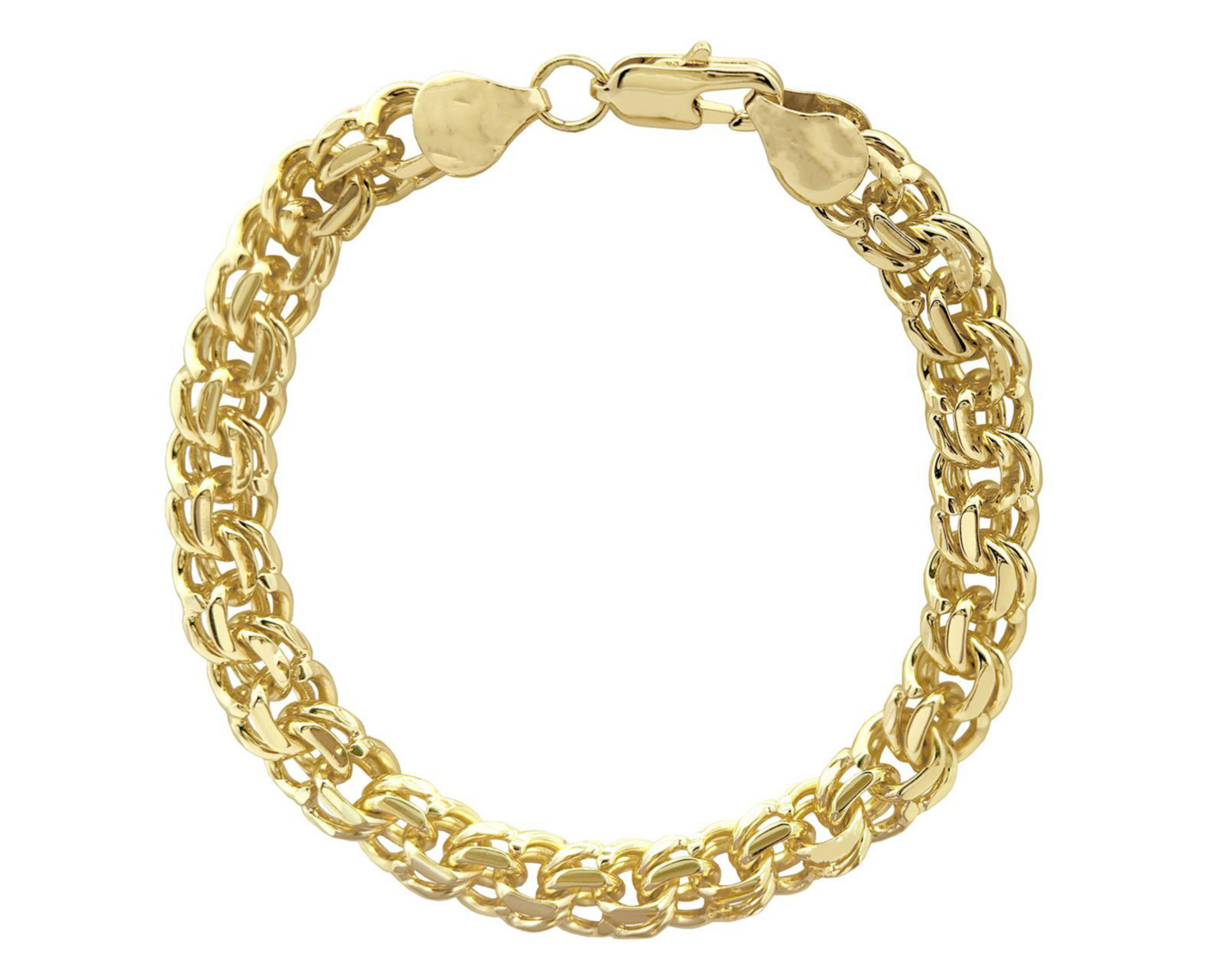 Pulsera de Chapa de Oro 18k Sentimientos