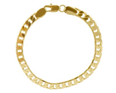 Foto 1 | Pulsera de Chapa de Oro 18k Sentimientos