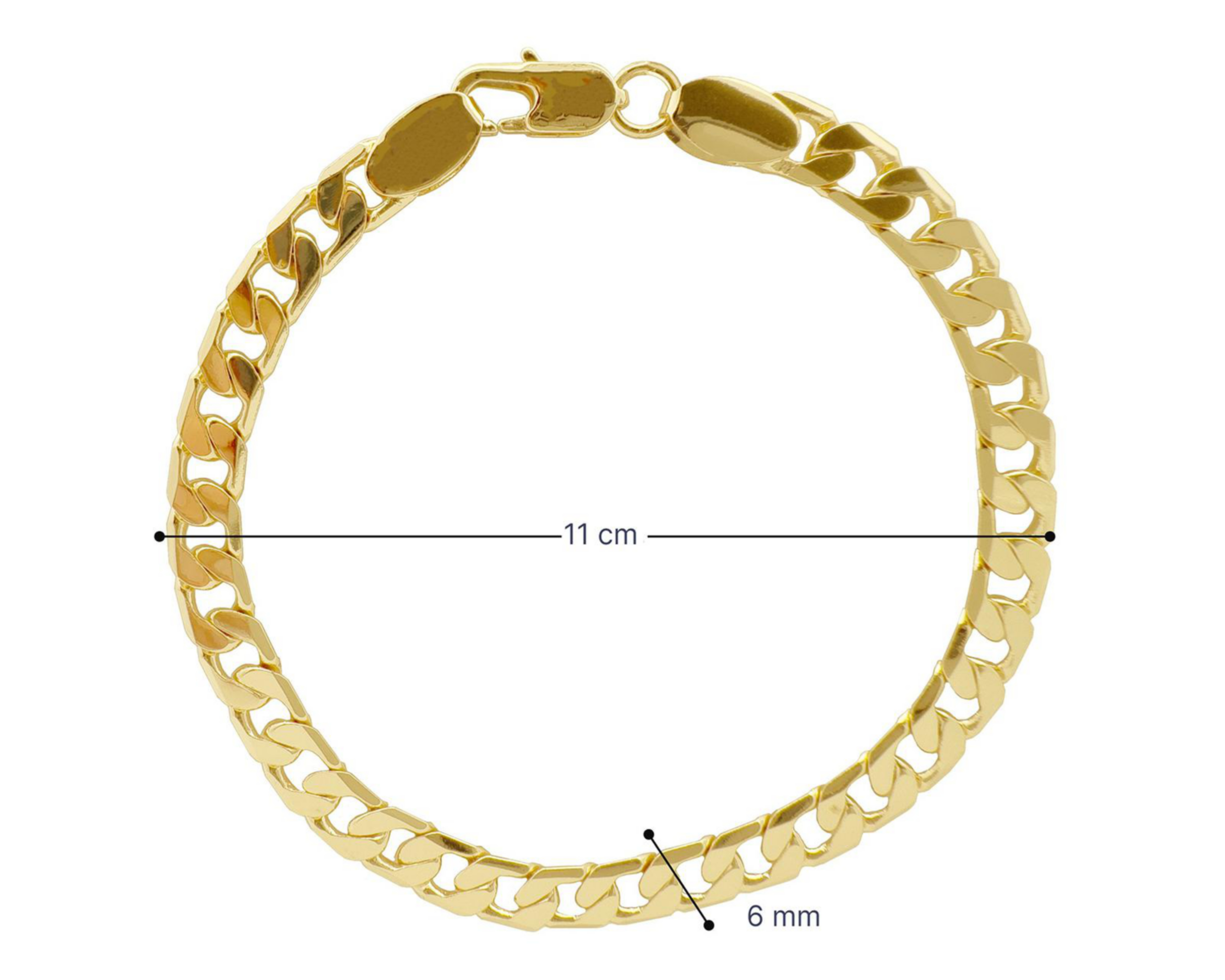 Foto 5 pulgar | Pulsera de Chapa de Oro 18k Sentimientos