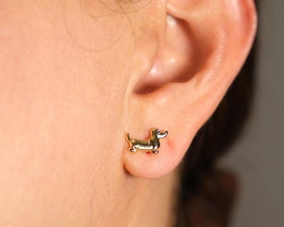 Foto 4 | Aretes de Chapa de Oro 18K Girondela