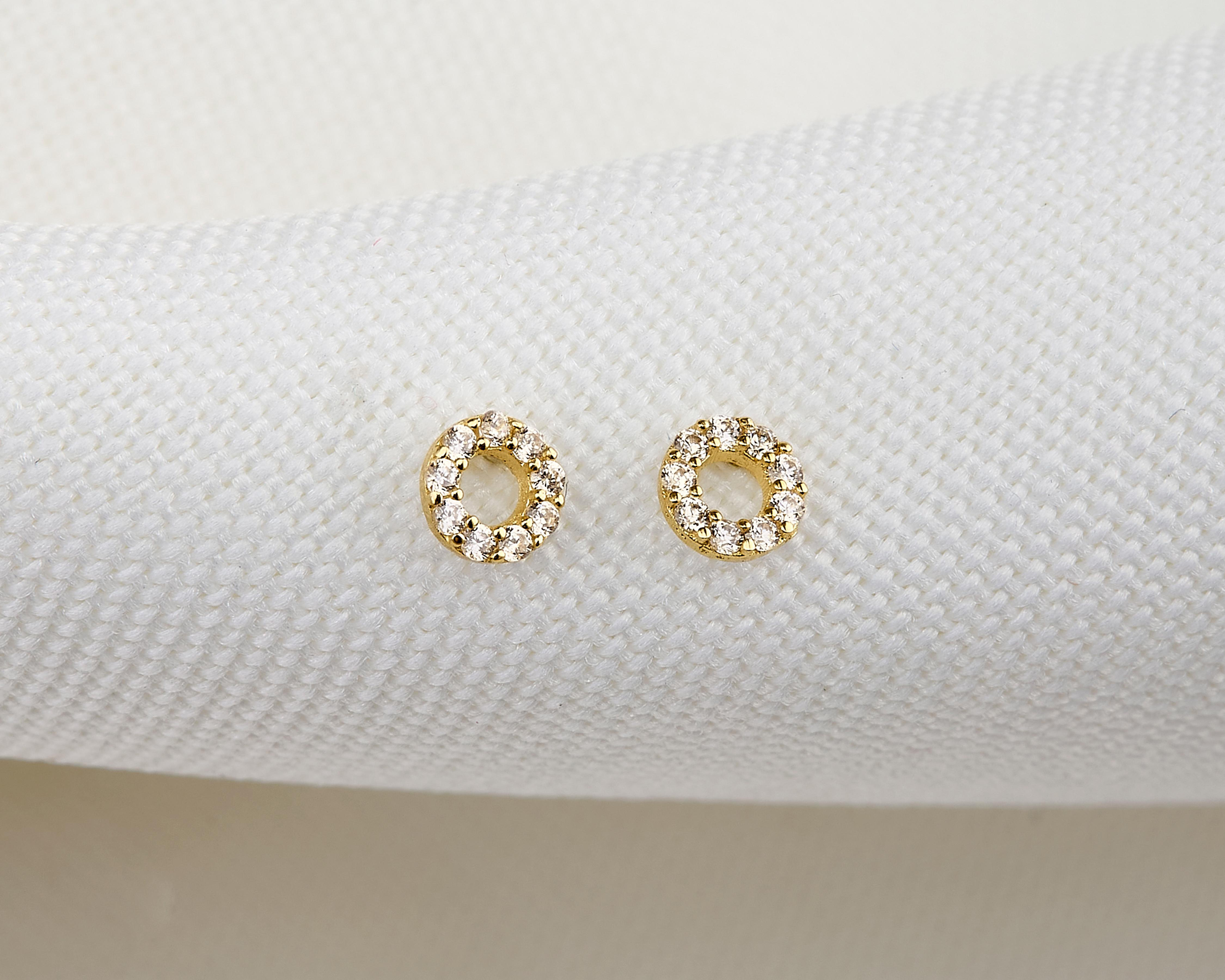 Foto 5 pulgar | Broqueles de Oro 14K Baby Colors