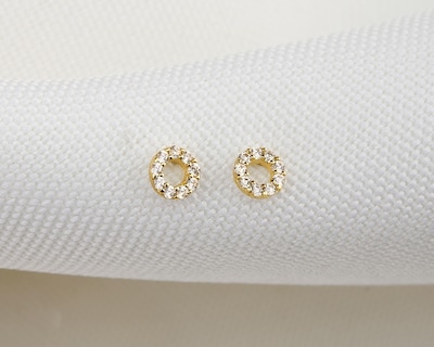 Foto 4 | Broqueles de Oro 14K Baby Colors