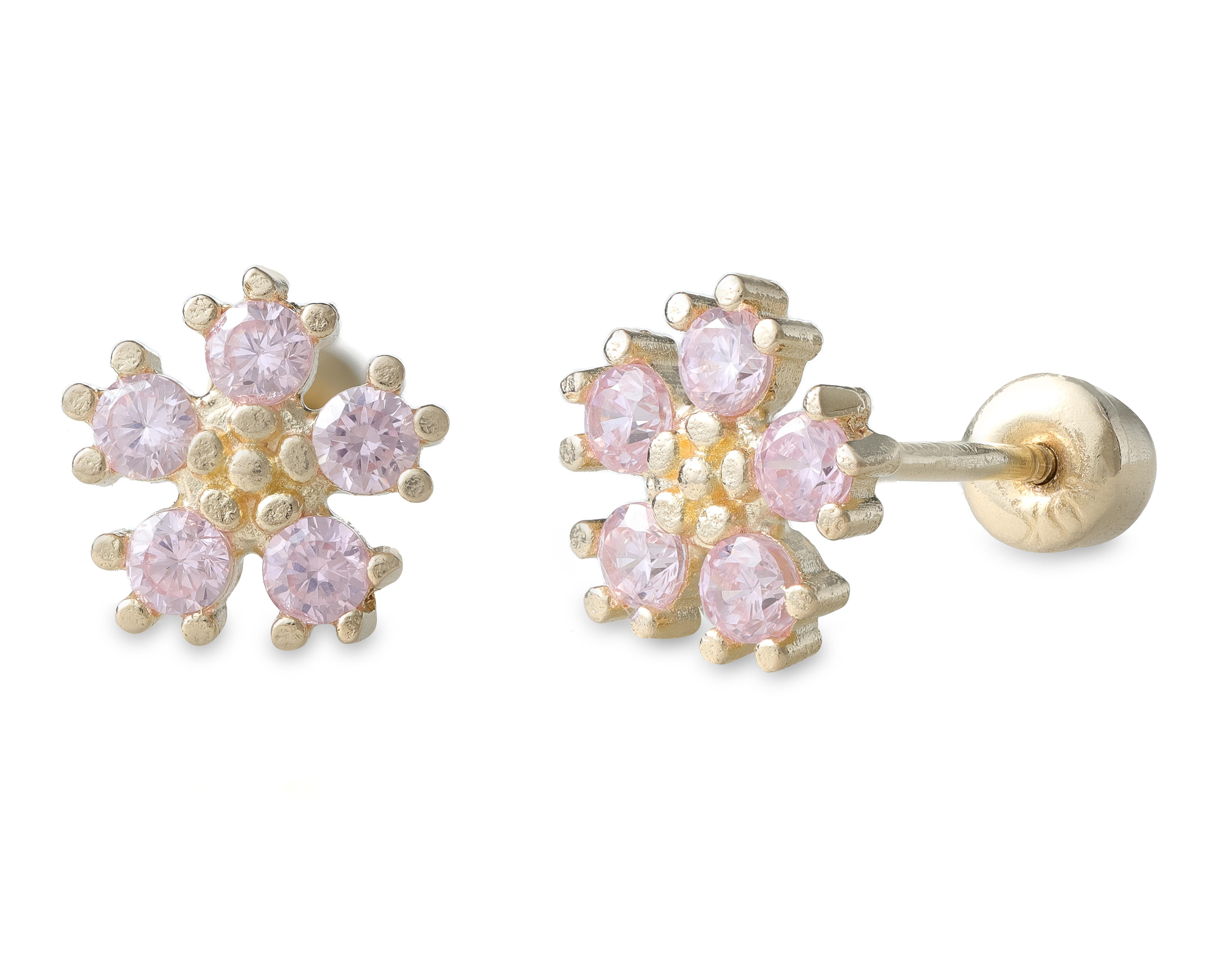 Broqueles de Oro 10k Baby Colors $899
