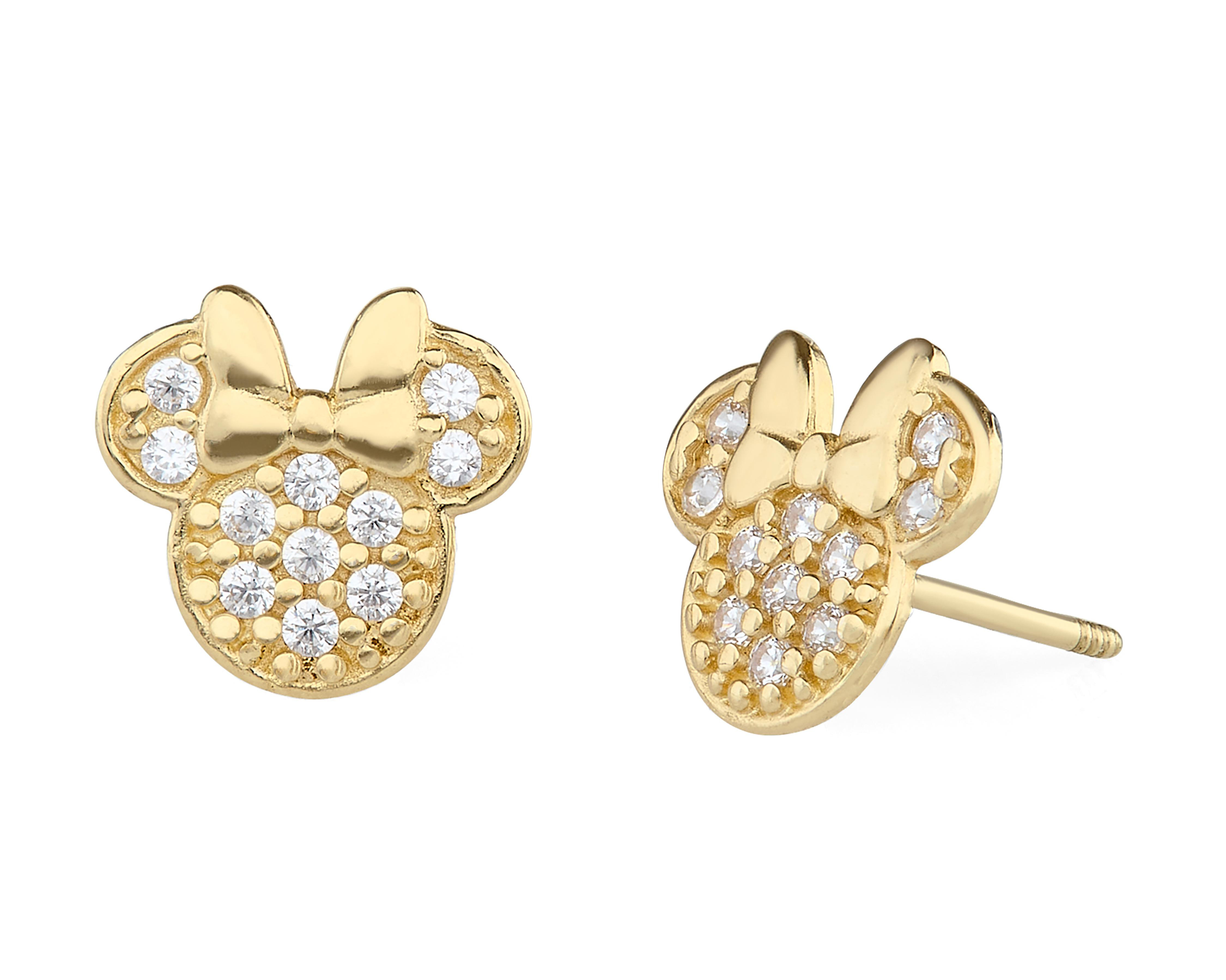 Broqueles de Oro 10K Disney $1,499