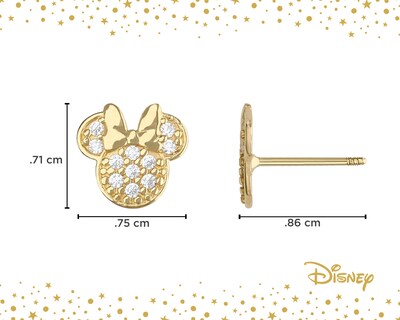 Foto 4 | Broqueles de Oro 10K Disney