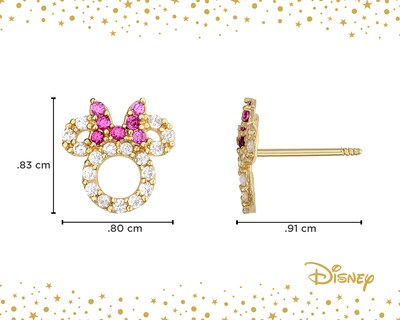 Foto 4 | Broqueles de Oro 10K Disney