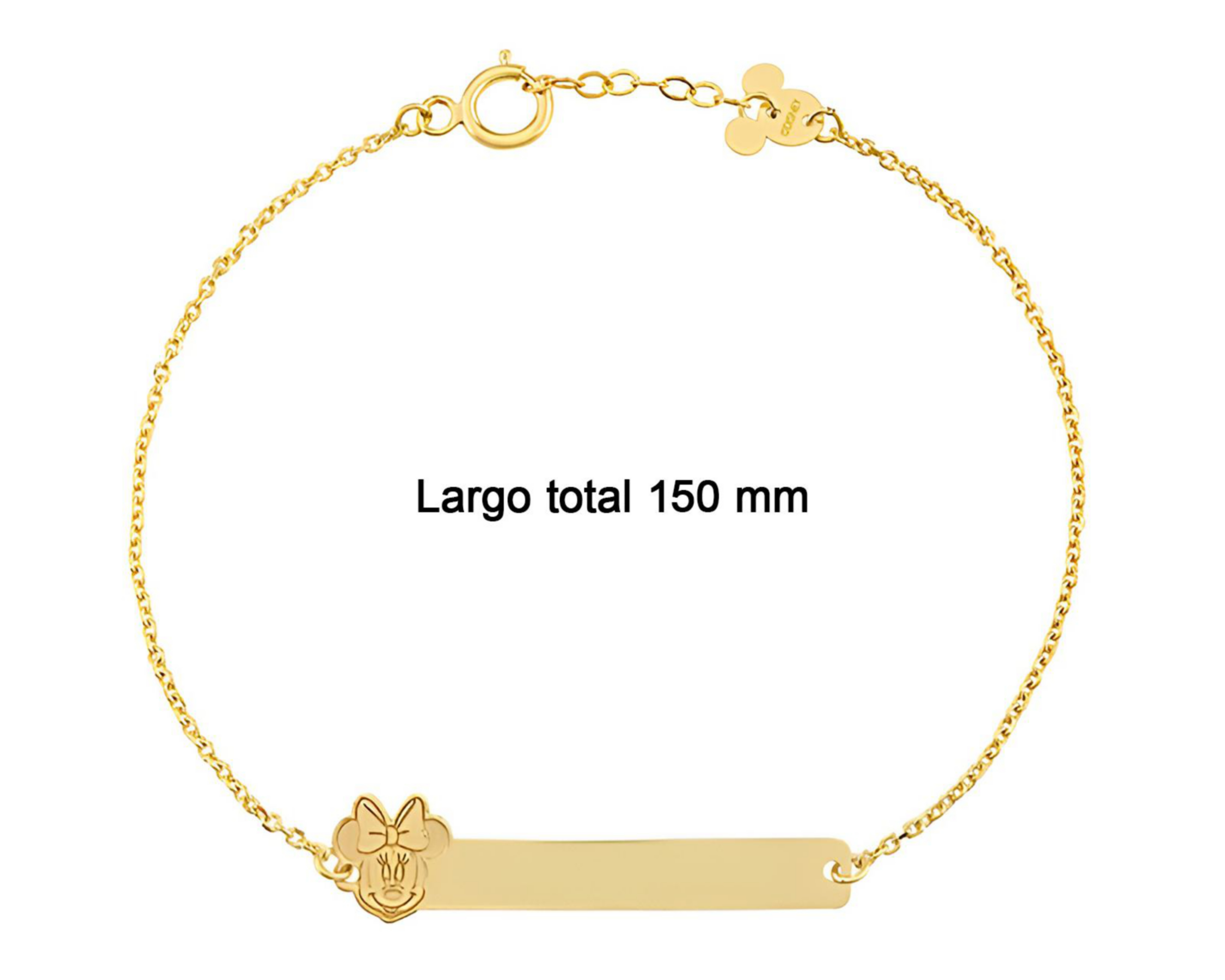 Foto 7 pulgar | Pulsera de Oro 10K Disney