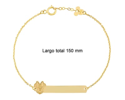 Foto 6 | Pulsera de Oro 10K Disney