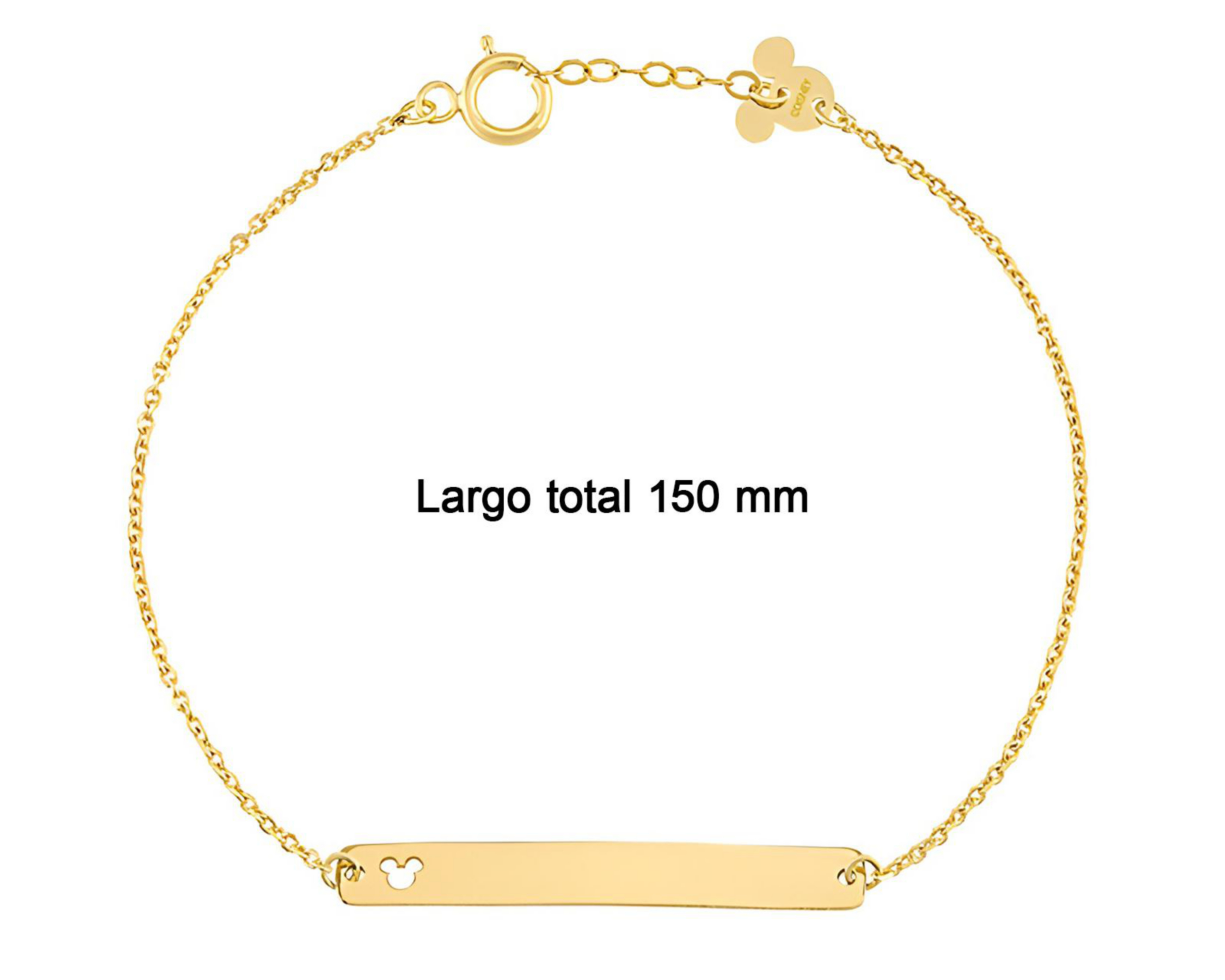 Foto 6 | Pulsera de Oro 10K Disney