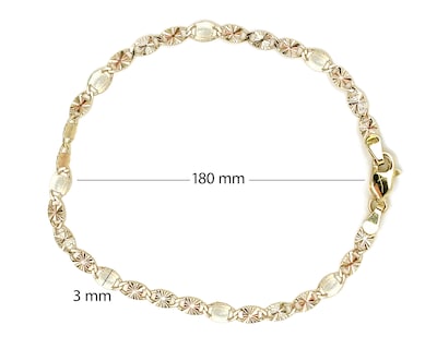 Foto 6 | Pulsera de Oro 10k Vieri