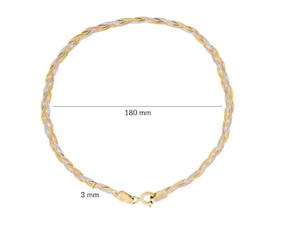 Foto 6 | Pulsera de Oro 10k Vieri